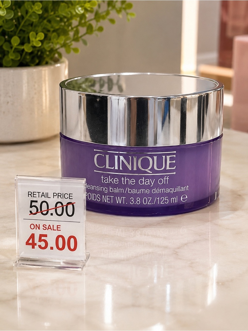 Clinique Take The Day Off Cleansing Balm — Purple with Silver Lid